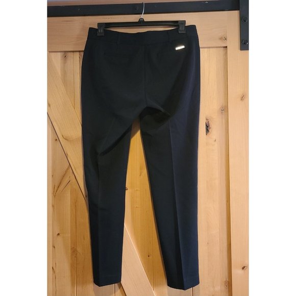 Michael Kors Womens Size 10 Basics Pants Black Blue? Career Dress Trouser 34x31 - Picture 2 of 15